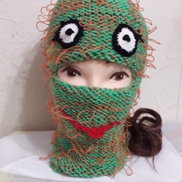 Frog Balaclava – Handmade Mask - Picture 3 of 3
